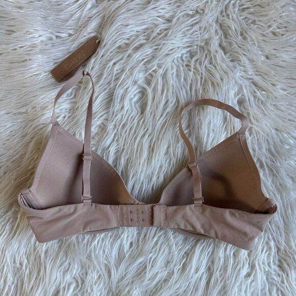 Skims Fits Everybody Scoop Plunge Bra Clay Size 34C - Picture 5 of 7